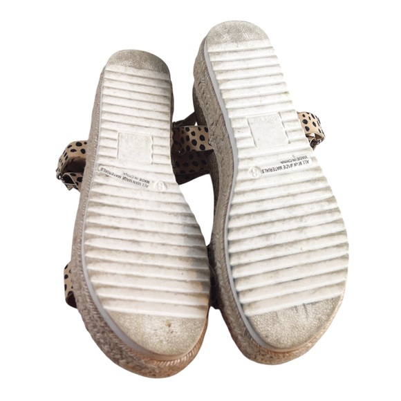Dolce Vita Myra Leopard Calf Hair Platform Sandals Sz 8 EUC Cheetah Summer - Picture 6 of 6